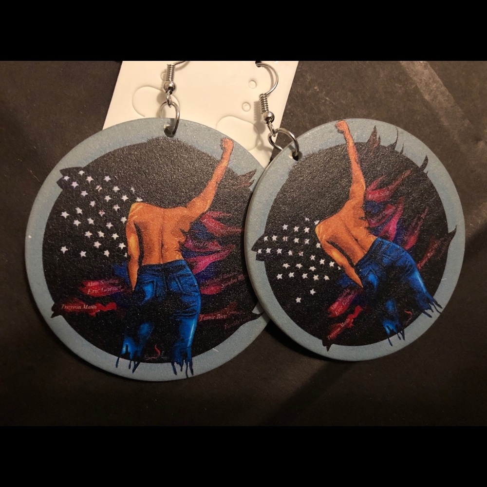 Wooden Earrings.